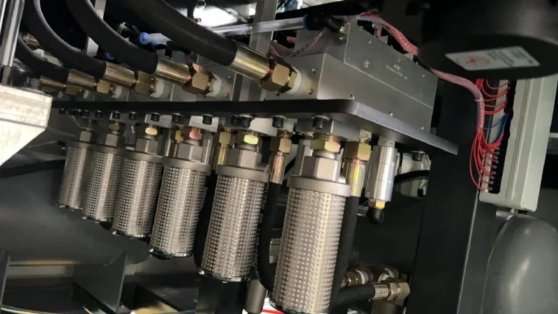 Fully automatic 4 cavities 4500BPH bottle blowing machines for 500ml to 2000ml