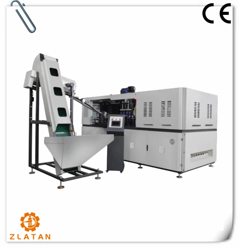 Fully automatic 4 cavities 4500BPH bottle blowing machines for 500ml to 2000ml