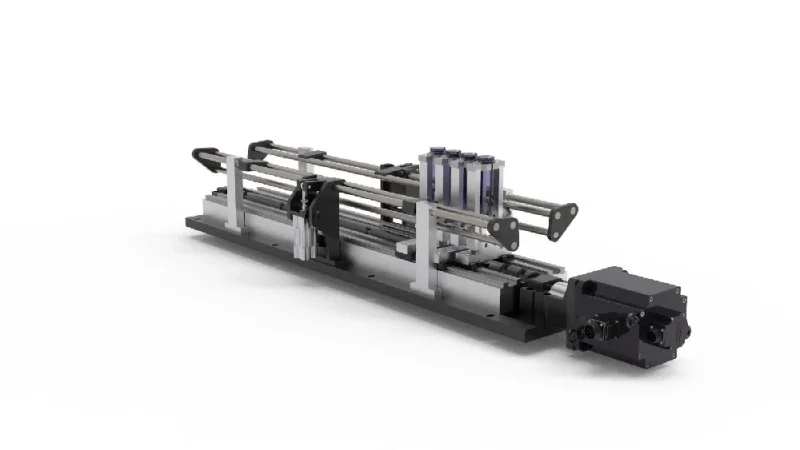 High speed adjustable pitch full servo automatic bottle stretch molding machine
