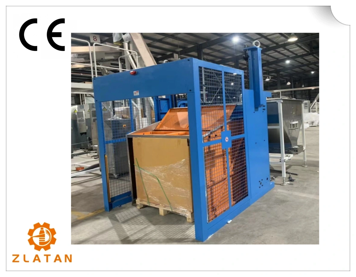 Custom servo moto dumping station for preforms