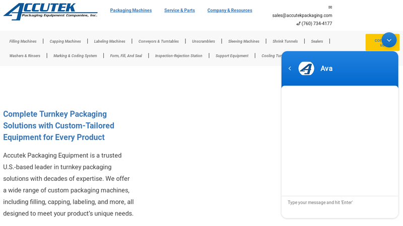 Accutek Packaging Machine Equipment factory