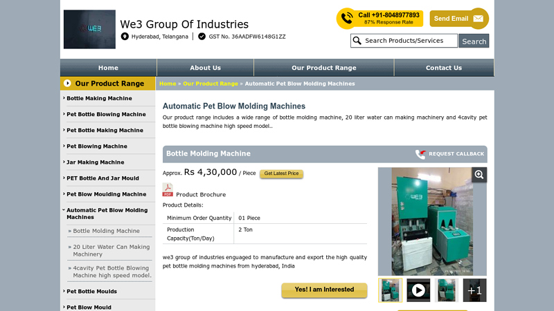 Automatic Pet Blow Molding Machines factory