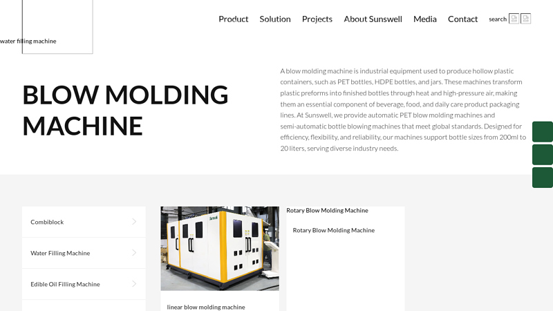 Blow Molding Machine Manufacturer, Factory, Supplier factory