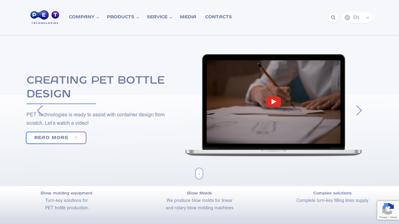 Blow Molding Machine Manufacturer in the US: PET factory
