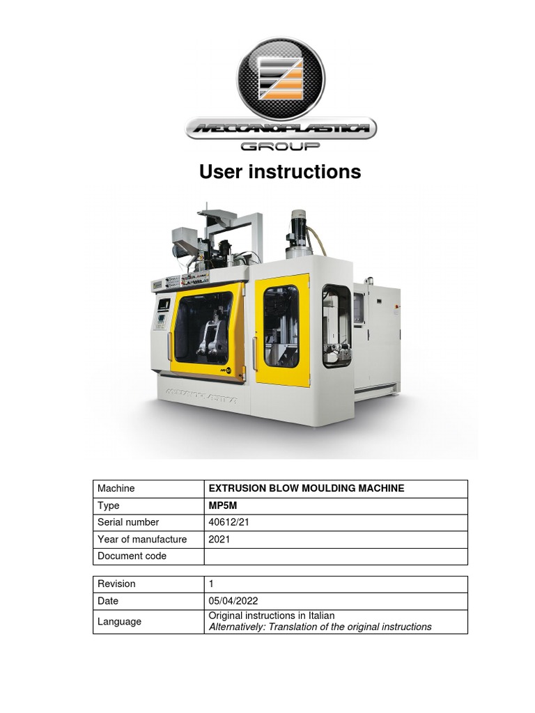 Blowing Machine Manual Pdf manufacturing insight