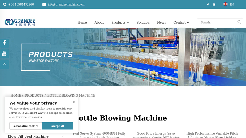 Bottle Blowing Machine factory