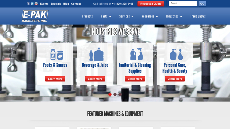 Bottling & Filling Equipment Manufacturer factory