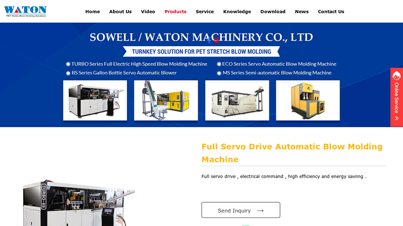 Full Servo Drive Automatic Blow Molding Machine factory