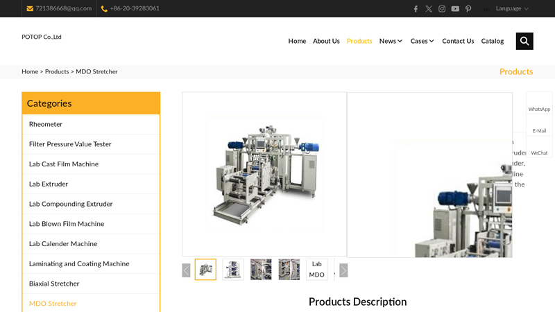 High Performance MDO Stretching Machine factory
