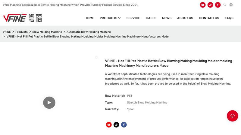 Hot Filll Pet Plastic Bottle Blow Blowing Making Moulding Molder ... factory