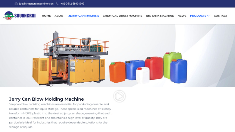 jerry can blow molding machine factory