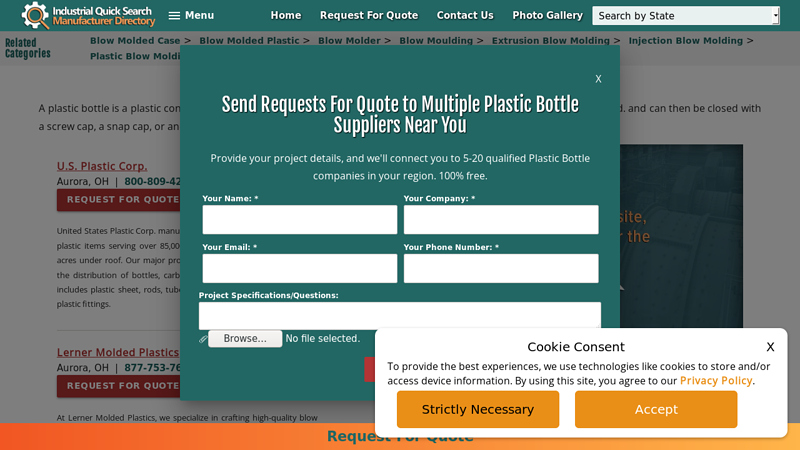 Leading Plastic Bottle Companies factory