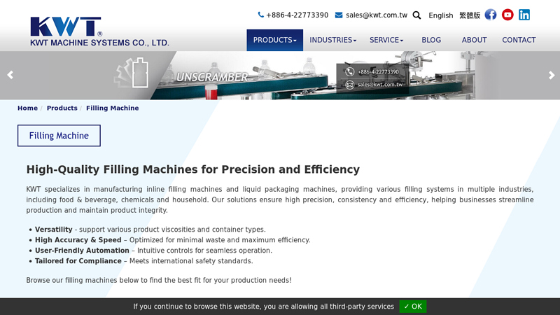 Liquid Filling Machine Manufacturer factory