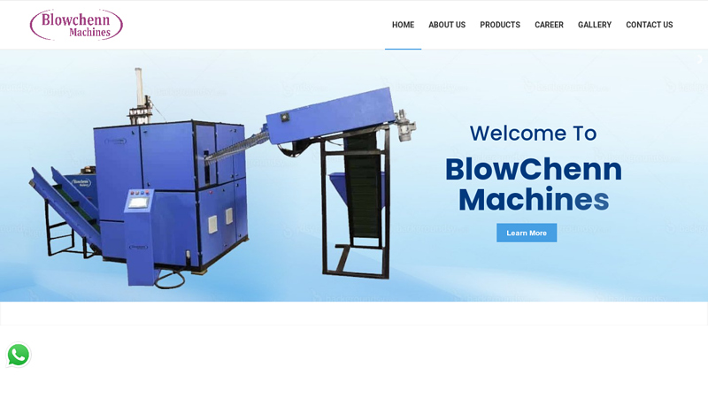 No 1 Bottle Blowing & Moulding Machine Manufacturers Chennai factory