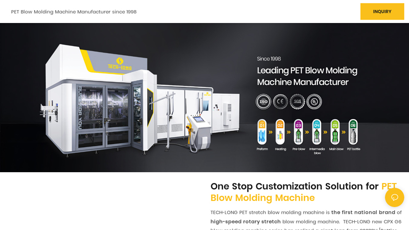 PET Blow Molding Machine Manufacturer since 1998 factory