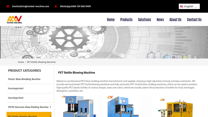 PET Bottle Blowing Machine factory