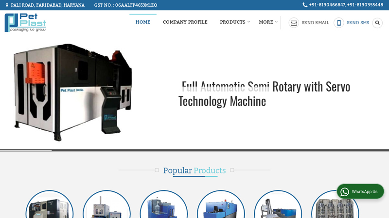Pet Plast India Inc. factory