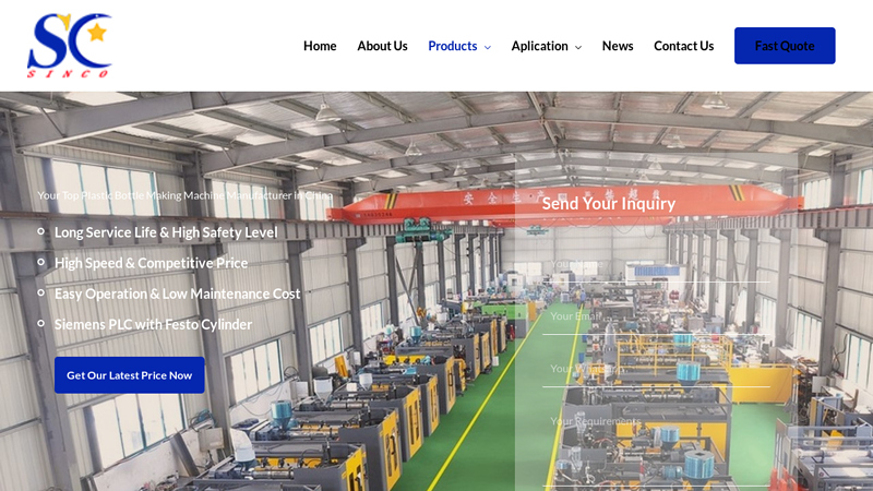 Plastic Bottle Making Machine factory