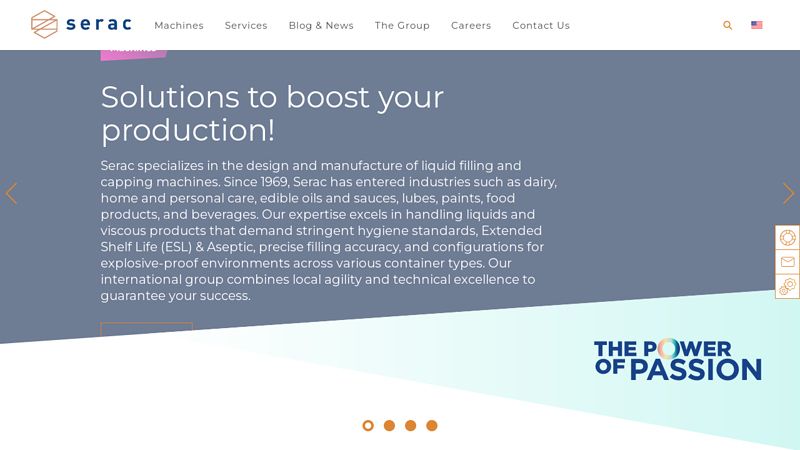 Serac specializes in the design and manufacture of liquid filling and ... factory