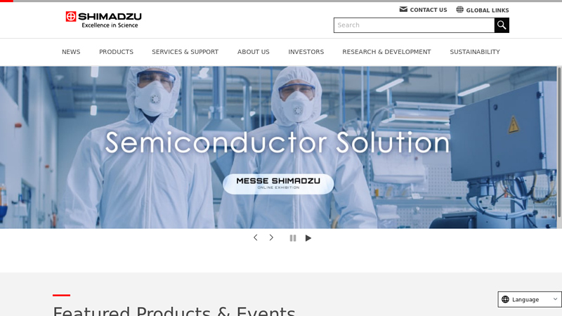 SHIMADZU CORPORATION factory