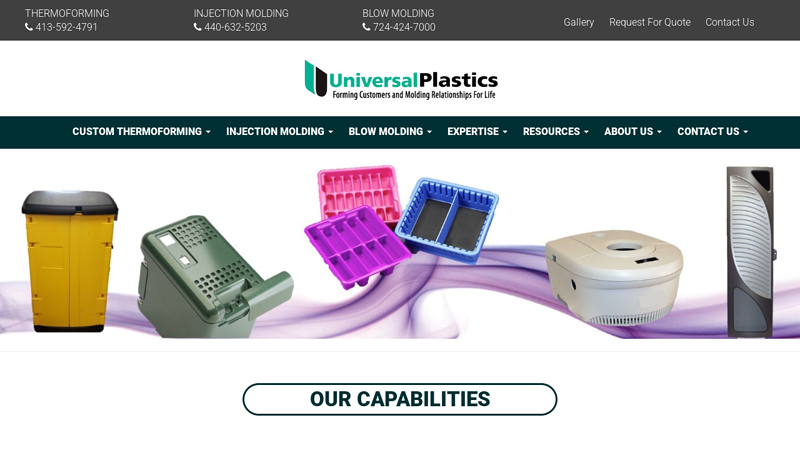Universal Plastics: Thermoforming factory