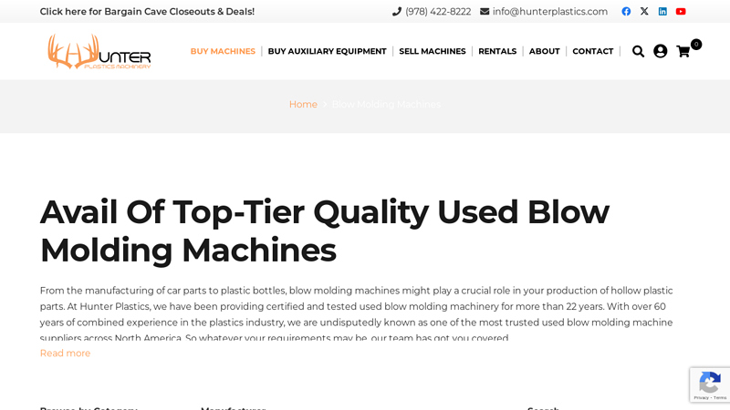 Used Blow Molding Machines for Sale factory