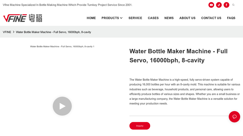 Water Bottle Maker Machine factory