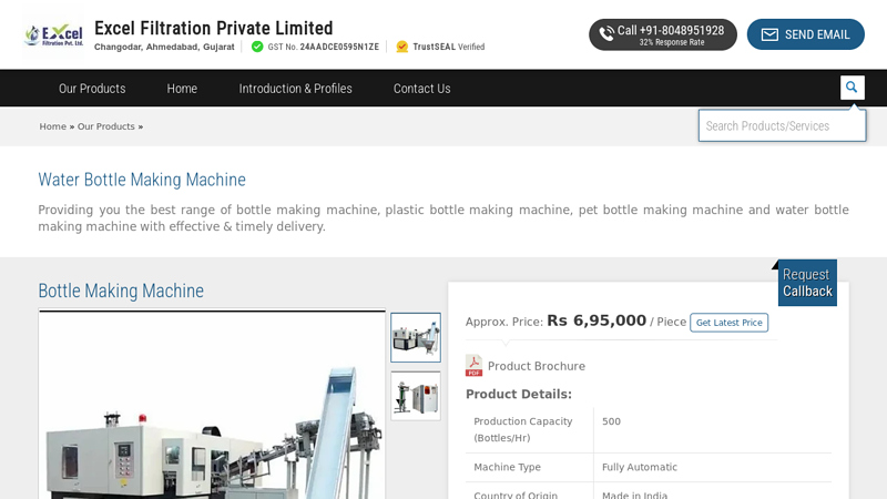 Water Bottle Making Machine factory