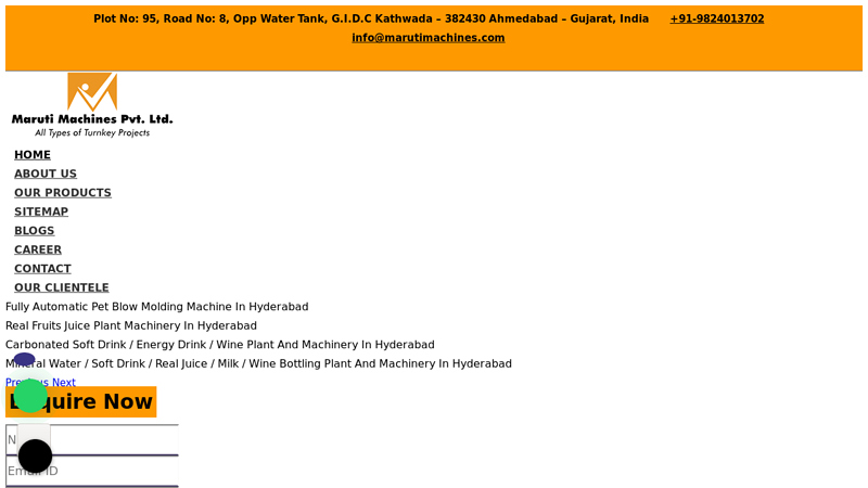 Water Bottle Packaging Machine Manufacturers In Hyderabad, Juice ... factory