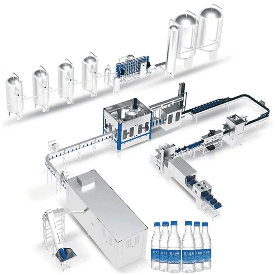 Water Bottle Production Flow Chart manufacturing insight