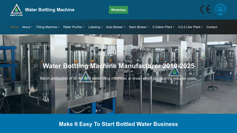 Water Bottling Machine factory